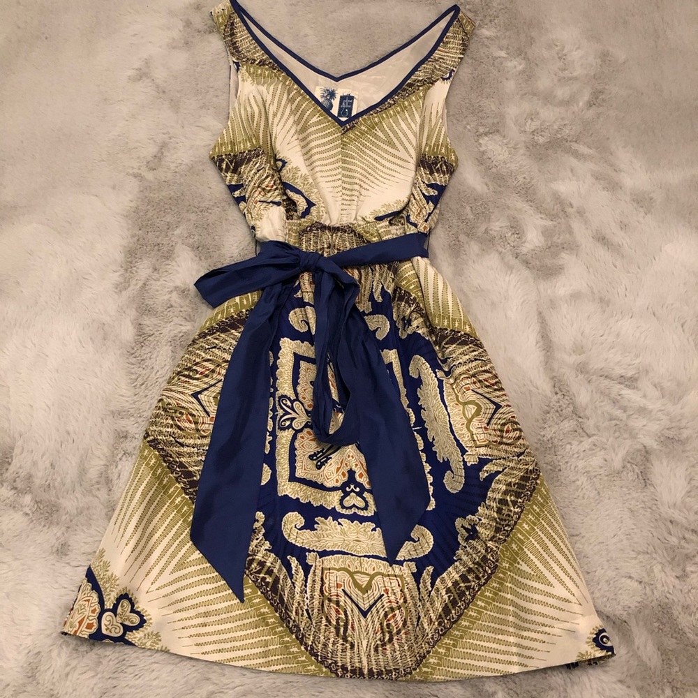 Anthropologie Edme and Esyllte Silk Dress